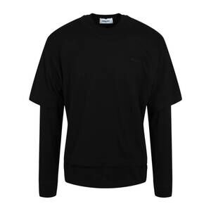 NEW AMBUSH men's layered long sleeve t-shirt in black
